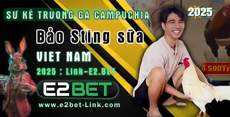 Bảo Sting đã trở thành một trong những kê thủ hàng đầu tại Campuchia. [nguồn: E2bet]
